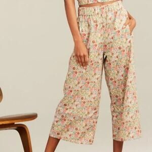 ROLLER RABBIT Elysian Day Armani Pants Ditzy Floral XS